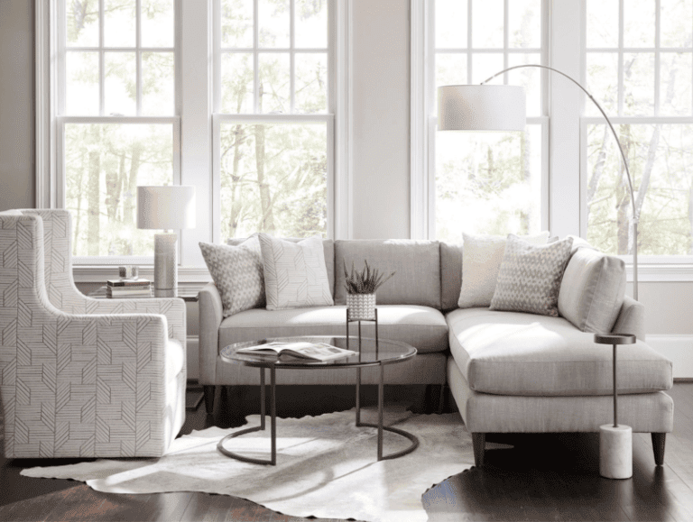 MT Company Ashbury Environmental Sectional in Crypton Fabric