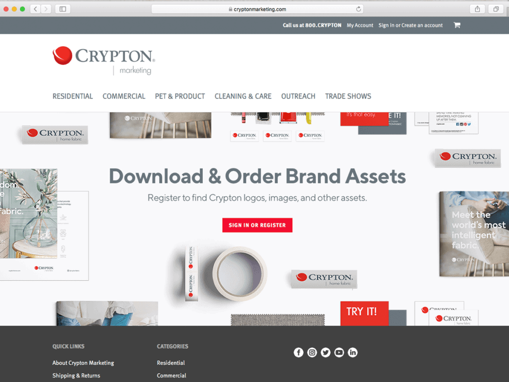 Crypton brand and marketing support