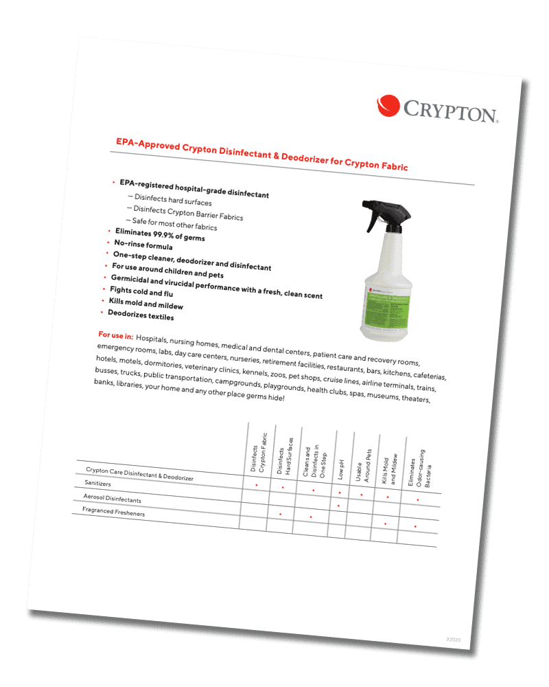 Crypton Disinfectant and Deodorizer PDF