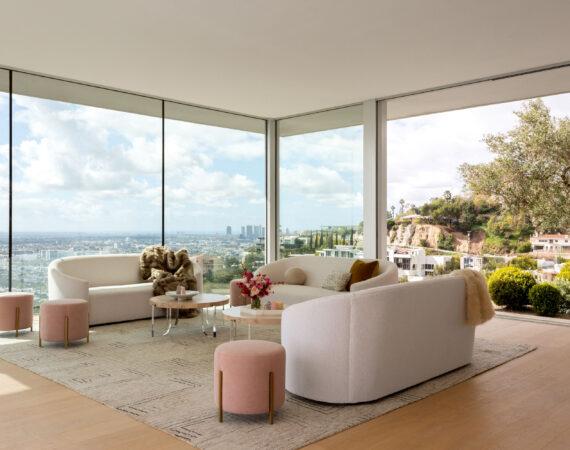 5 ways to refresh home decor Miranda Kerr Universal Tranquility sofa with Crypton Home Fabric