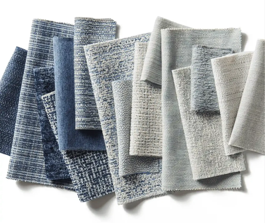 blue fabric by Crypton now at Fabricut