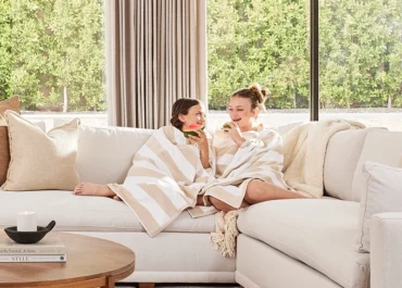 ROWE CRYPTON kids on couch