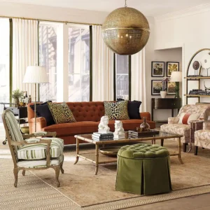 Ballard Designs Maggie Sofa in Bennett performance fabric