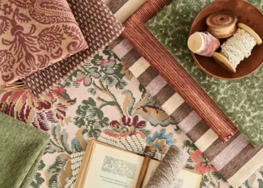 New from United Fabrics - the Heirloom Archive collection - vintage inspired performance fabric for interior designers and upholstery shops.