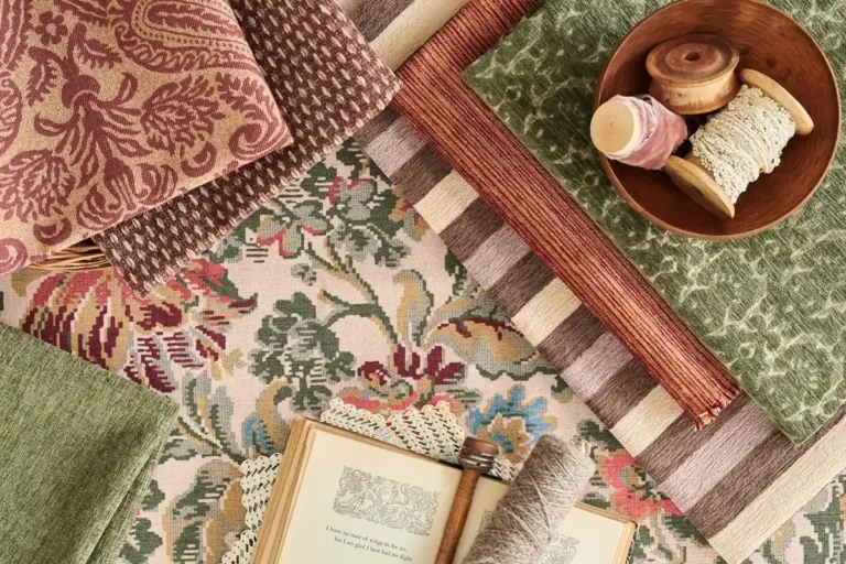 New from United Fabrics - the Heirloom Archive collection - vintage inspired performance fabric for interior designers and upholstery shops.