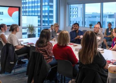 Roundtable discussing trending topics and key insights in the interior design industry with Metropolis Magazine in Austin, TX.