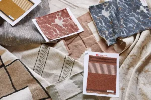 New Kim Salmela collection. American made upholstery fabric