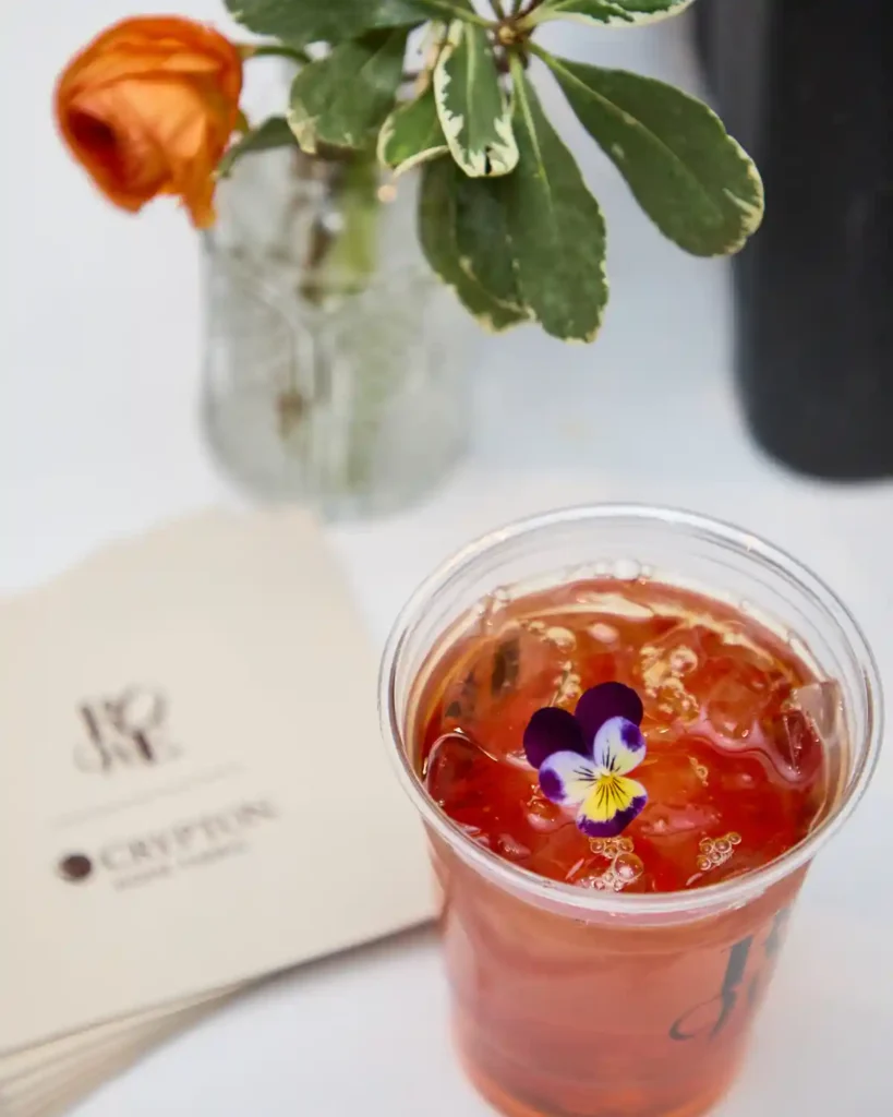 Artisan tea bar event at Rowe Furniture showroom
