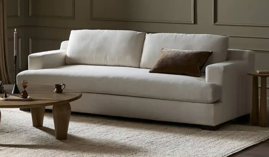 Now available at Four Hands Furniture pet-friendly couches that are easy to clean and stain resistant