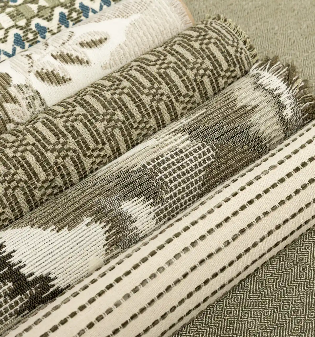 new upholstery fabric that looks like hand embroidery from Twenty Nine Park