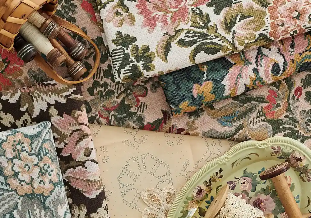 retro fabric vintage inspired business of home