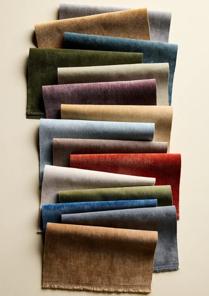 design and fabric trends to watch bold colors in upholstery fabrics - like this performance fabric available at Momentum Textiles