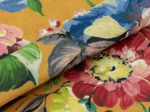 new modern floral performance fabric available at Burch Fabrics