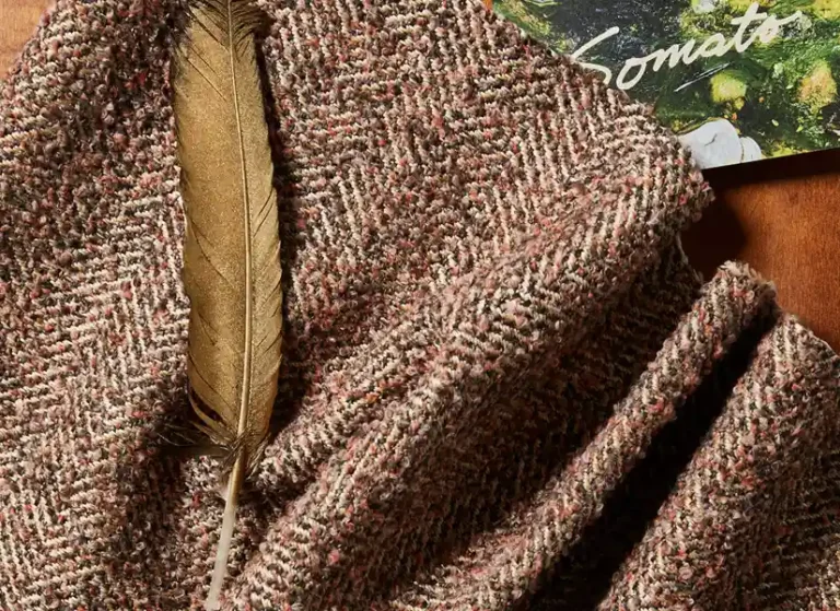 we weave this elevated tweed contract fabric for somato textiles - available to the trade and hospitality interior designers