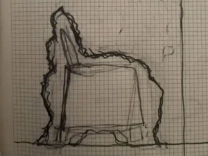 initial sketch of the Scrap Pile