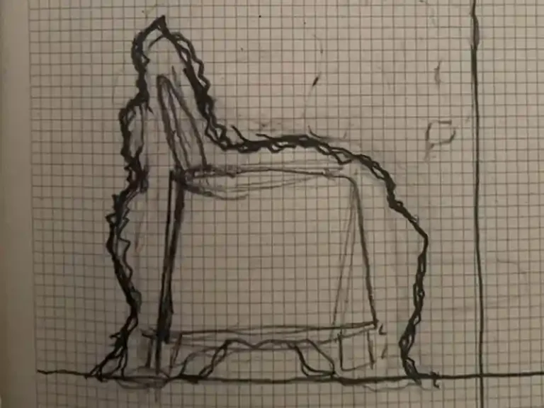 initial sketch of the Scrap Pile