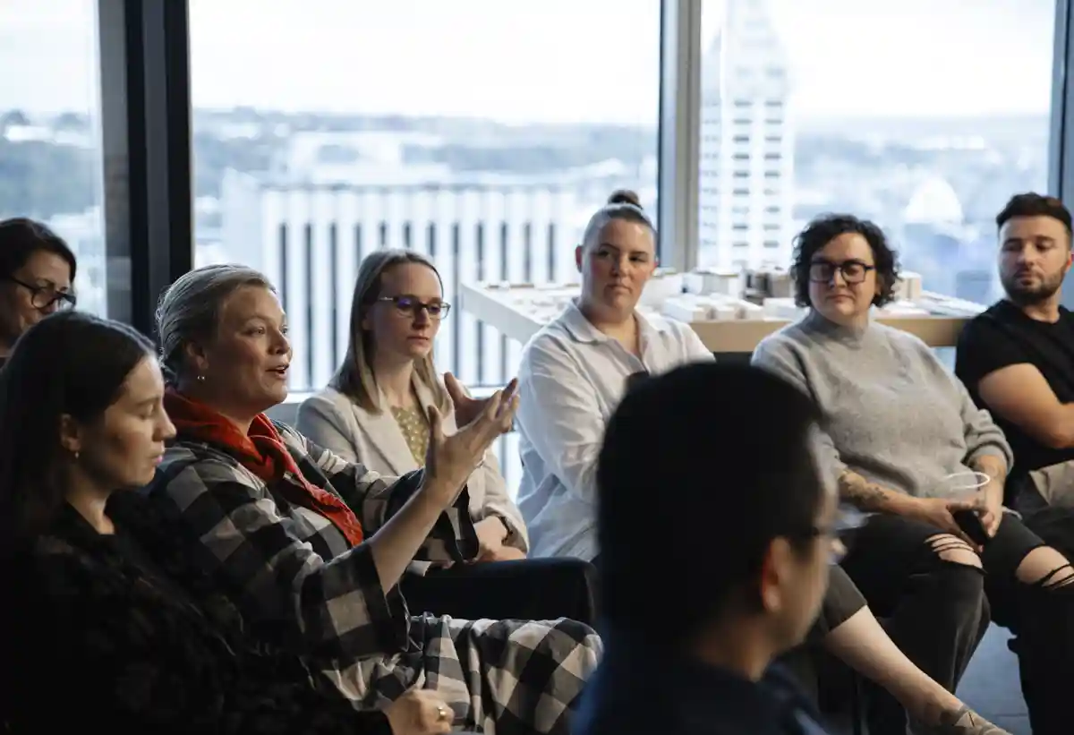 Seattle designers discussing sustainability in the design world
