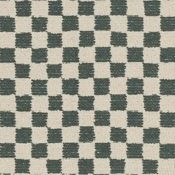 green checkered fabric