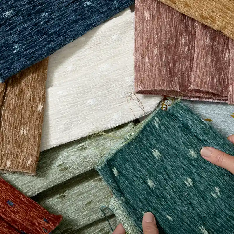 new deer print upholstery fabric by Kim Salmela