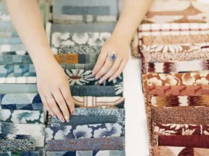 new contract fabrics by Crypton in bold colors and patterns available at Anna Elisabeth