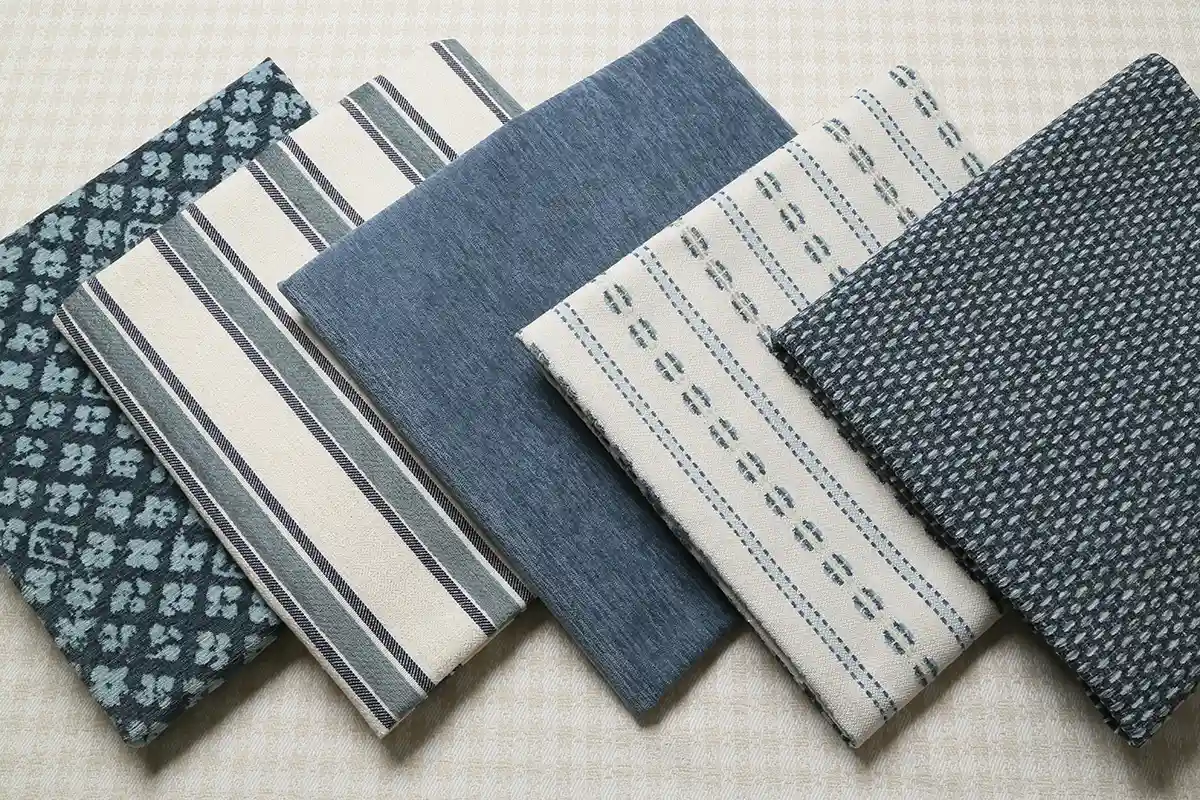 classic fabric designs in blue