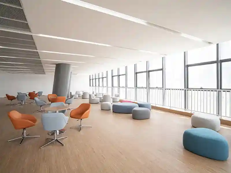 high traffic contract fabric for student lounges and college campus