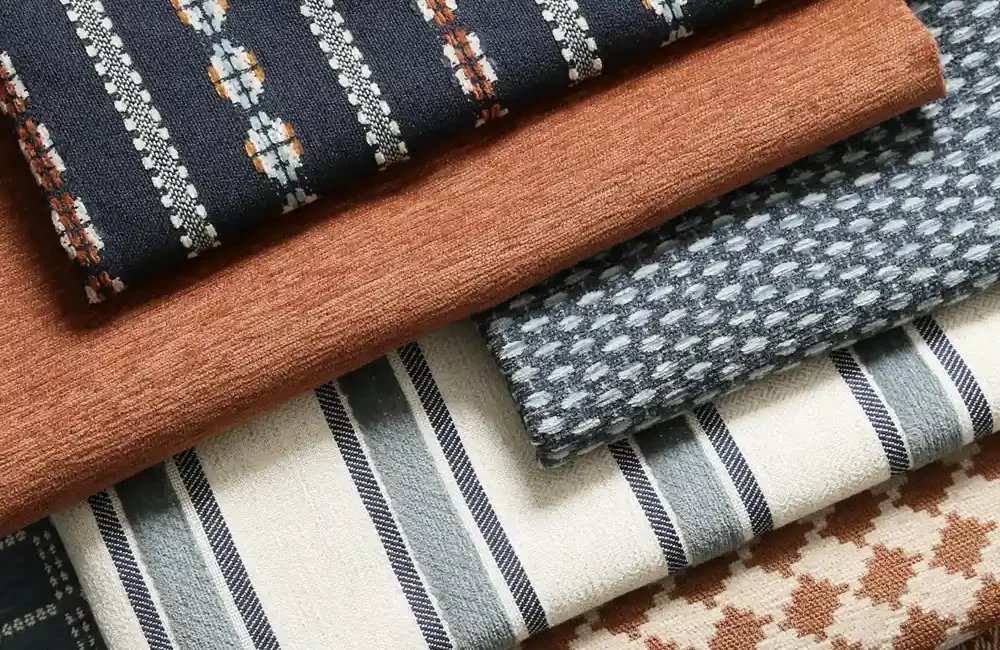 new performance fabric collection at Pindler filled with modern and classic fabric designs