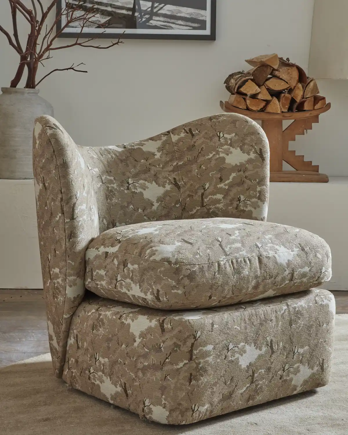 tapestry fabric on upholstered chair from Norwalk Furniture