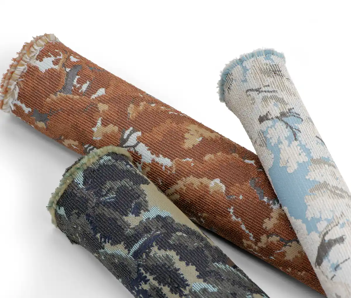 tapestry pattern jacquard fabrics on the roll
