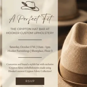 hat bar event with hooker furniture at high point market