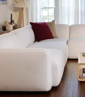 white sectional from Floyd Home