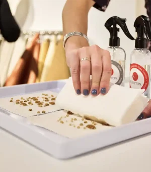 how to clean performance fabric